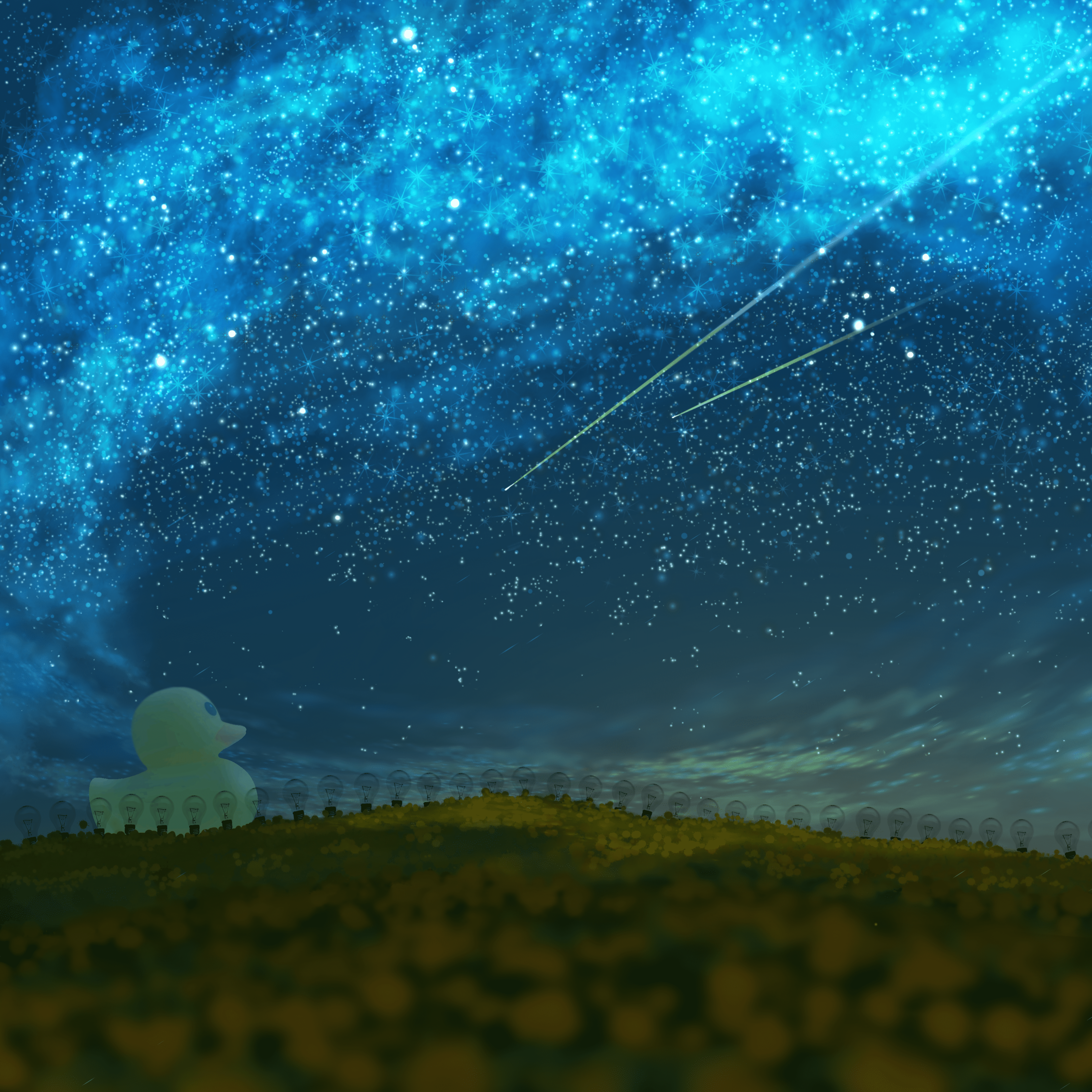 This is an image of a night sky background.